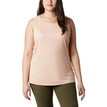 Columbia Peak To Point II Plus Size, Camiseta Sin Manga Rosas Para Mujer | 412839-VQT